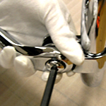 ヘックスのボルトで共締め