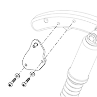 プレートをネジ止め