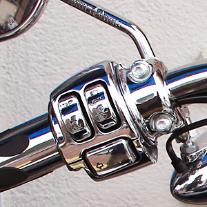 ハーレー　スイッチキャップ+スイッチハウジング交換