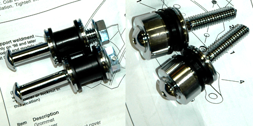 デタッチャブル・ドッキングハードウエアキット（’04～スポーツスターXL）