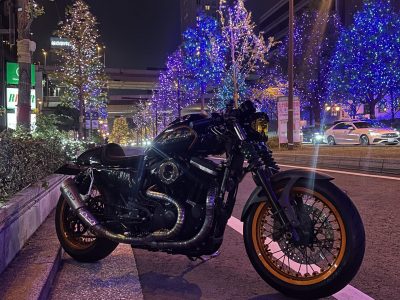 スポーツスターカフェレーサー