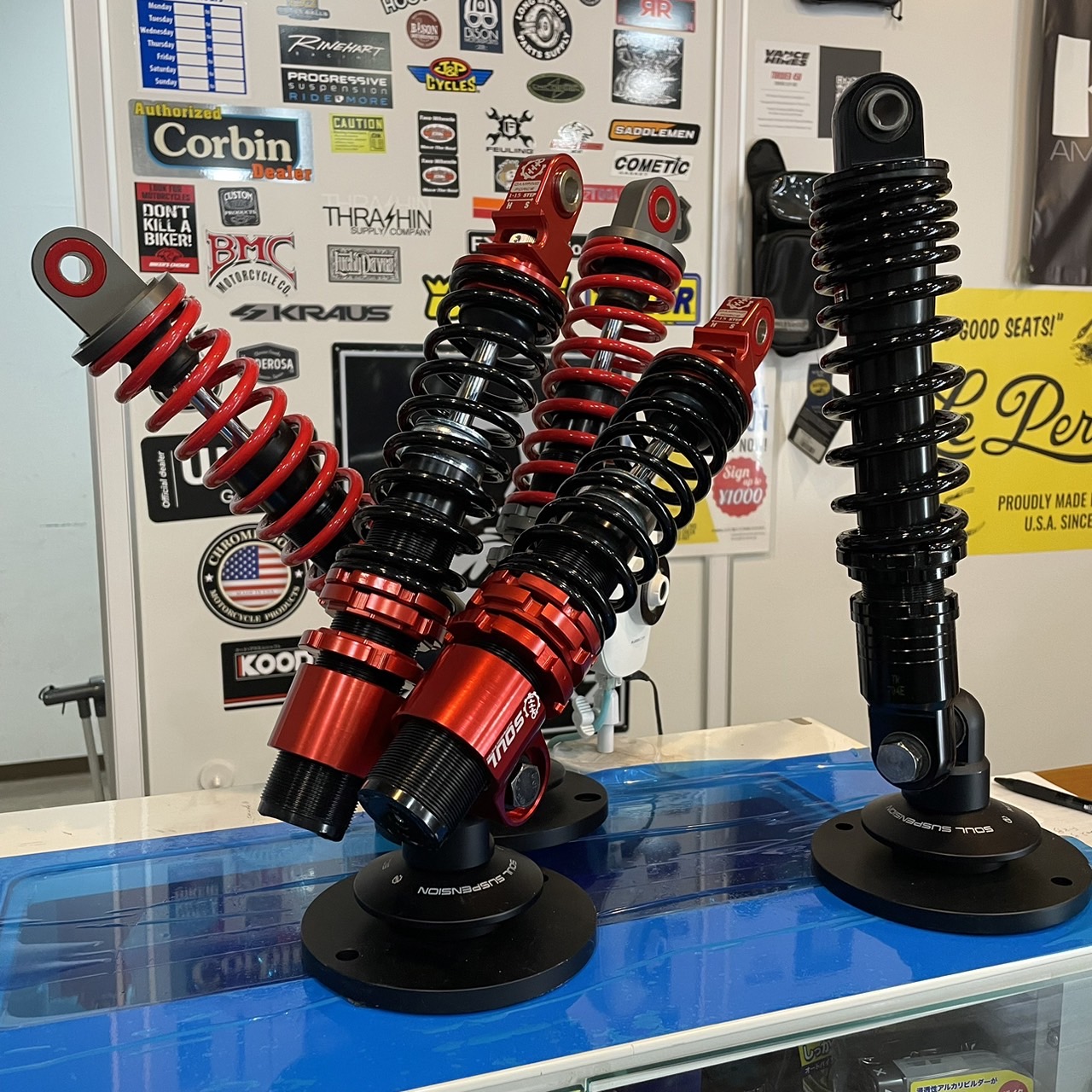 ハーレー/M8ソフテイルのサスペンション交換・その結果1