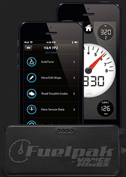 Vance&Hines がスマホを使用する Fuelpak fp3