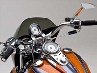 フラットトラック・プルバック低くて幅広のハンドル