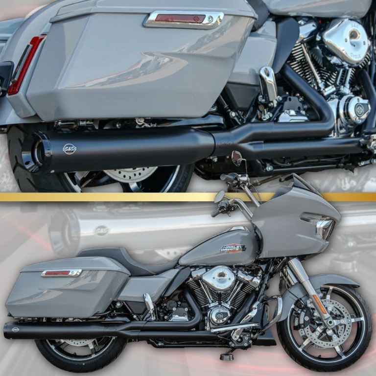 【M8ツーリングを本気で走らせる、2-1フルエキの最適解】S&S GNX 2-1 フルエキゾーストマフラー2