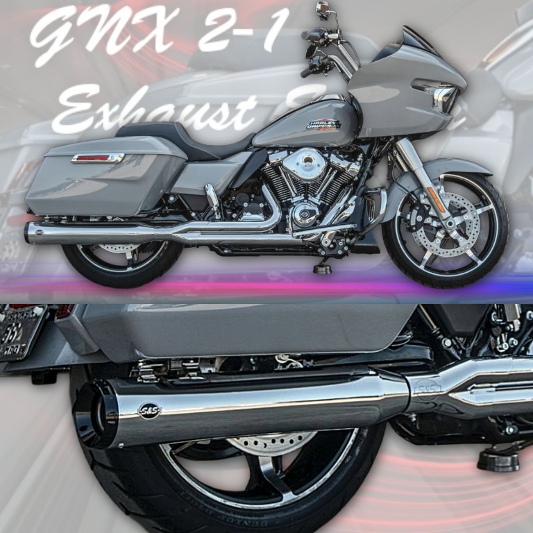 【M8ツーリングを本気で走らせる、2-1フルエキの最適解】S&S GNX 2-1 フルエキゾーストマフラー1