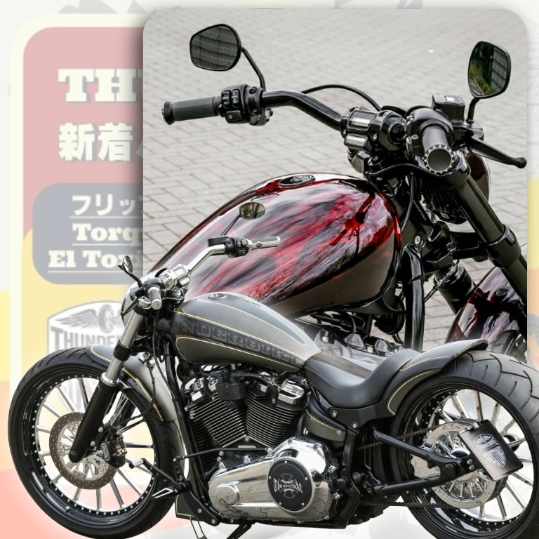 【ハンドル一本で、ハーレーとの付き合い方はここまで変わる】 走りもスタイルもアップデートする、THUNDER BIKE 新着ハンドルバー特集3