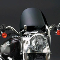 スイッチブレード・デフレクター スモーク FLソフテイル用 デタッチャブル